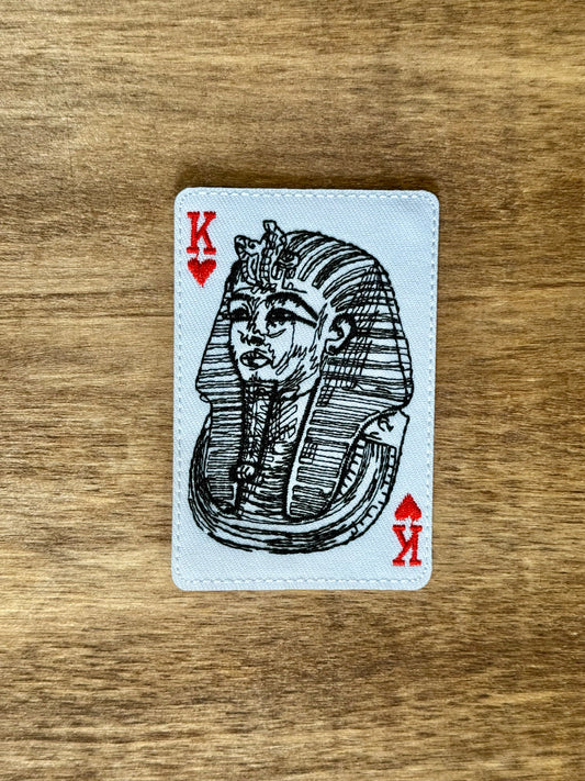 Egyptian King Of Hearts Patch