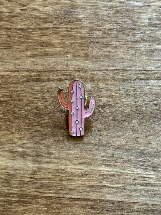 Pink Cactus Push Pin