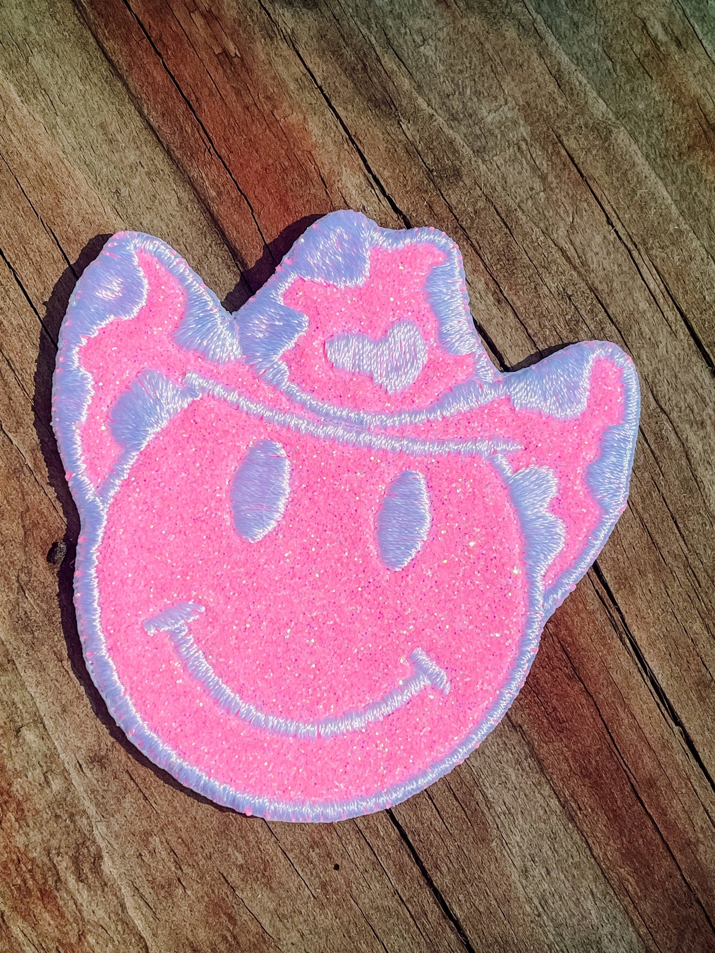Neon Pink Cowgirl Patch