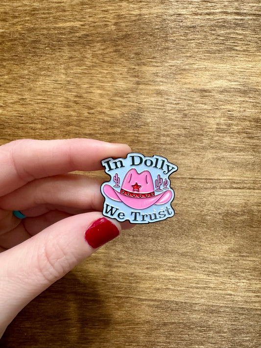 In Dolly We Trust Push Pin