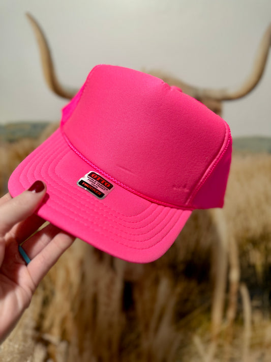 Trucker Hat [neon pink]