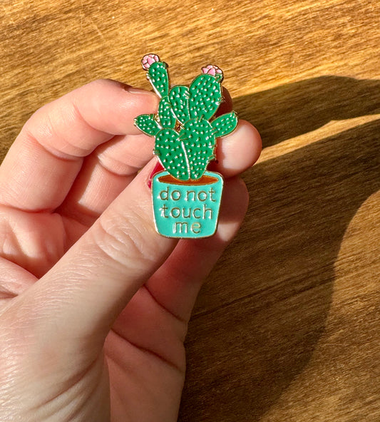 Don’t Touch Me Cactus Push Pin