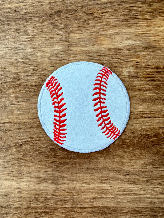Leather Baseball Patch