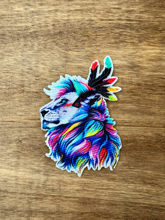 Colorful Lion Patch